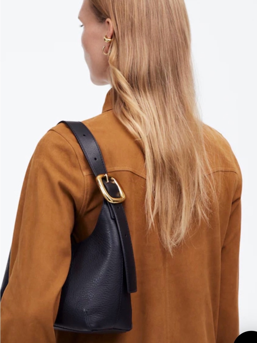 Madewell Pebbled Leather Shoulder Bag in Burgundy - Picture 7 of 9